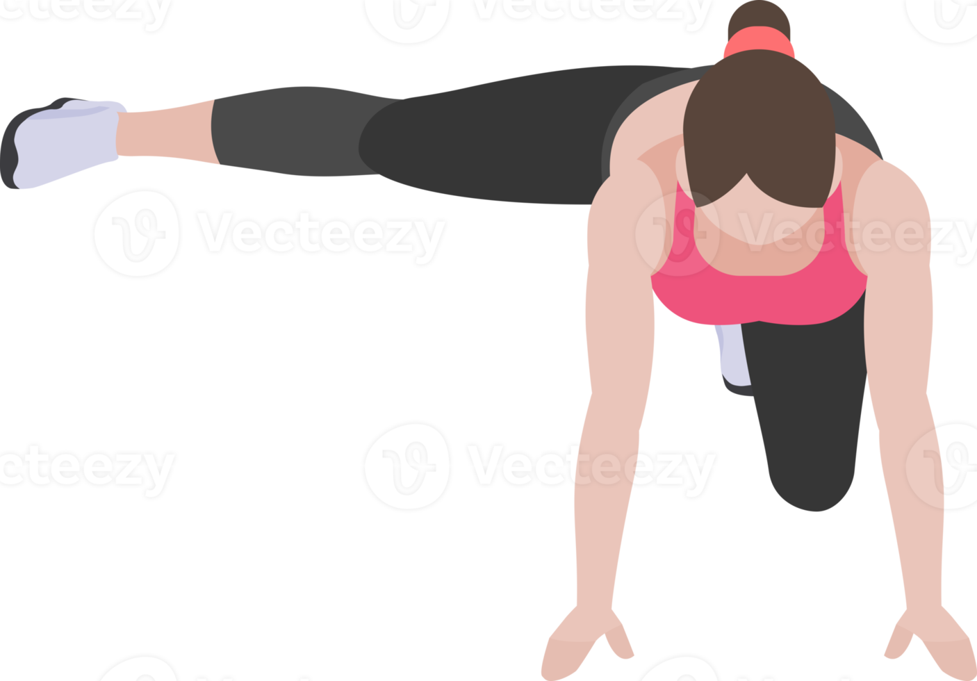 woman workout exercise png