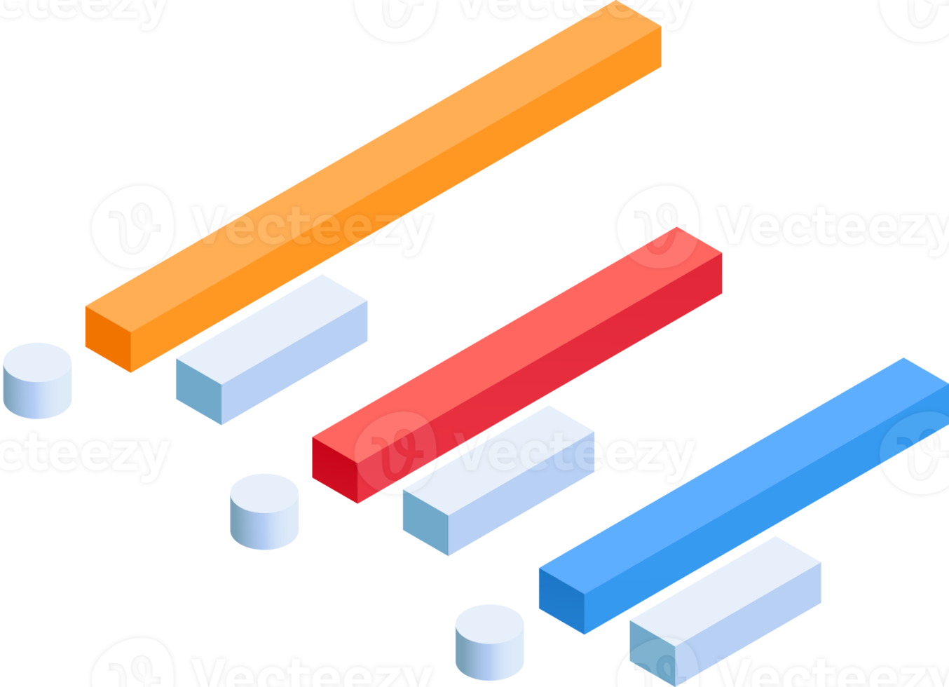 infografiken isometrische elemente png