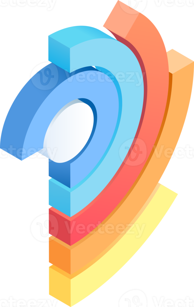 infographics isometric elements png