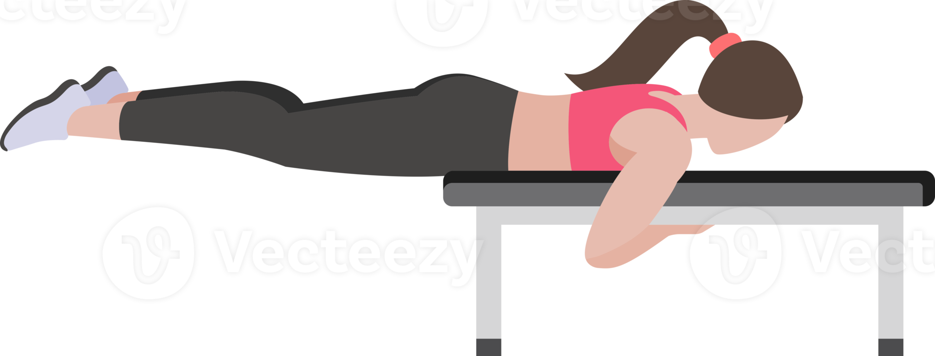 woman workout exercise png