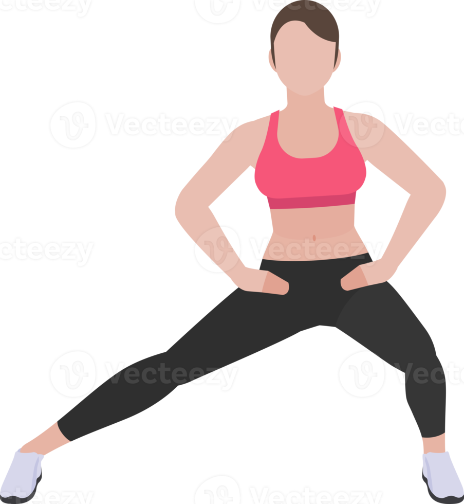 woman workout exercise png