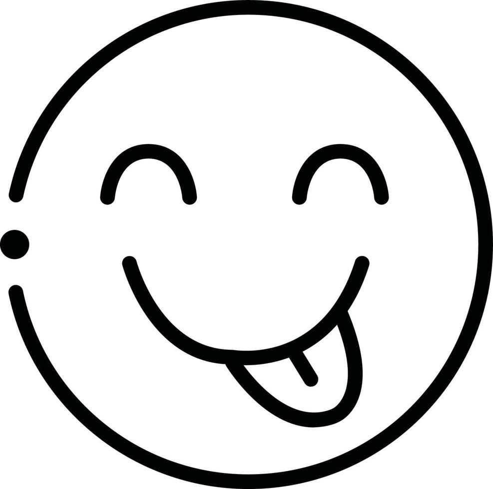 Funny Face Emojicon vector