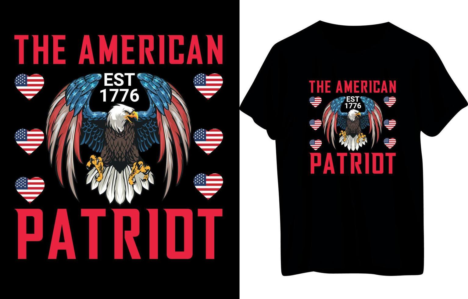 Patriot T-Shirt Design vector