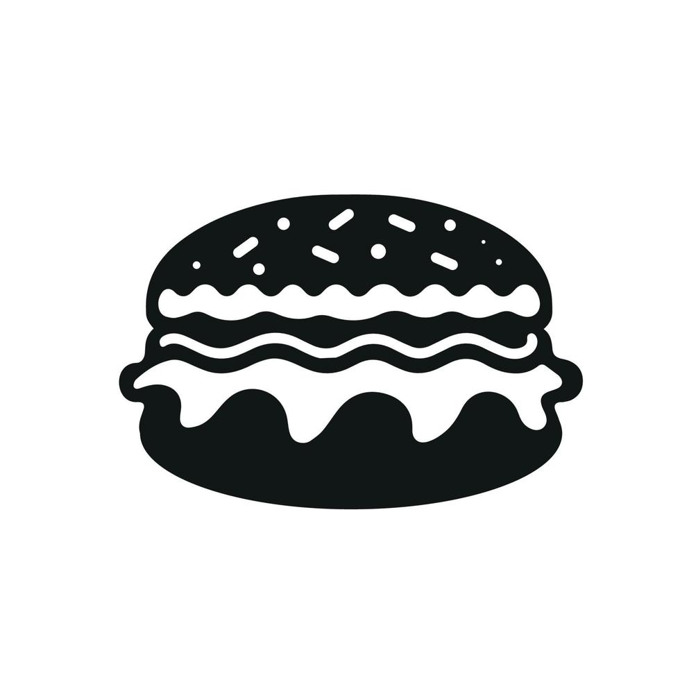 vector de ilustración de hamburguesa