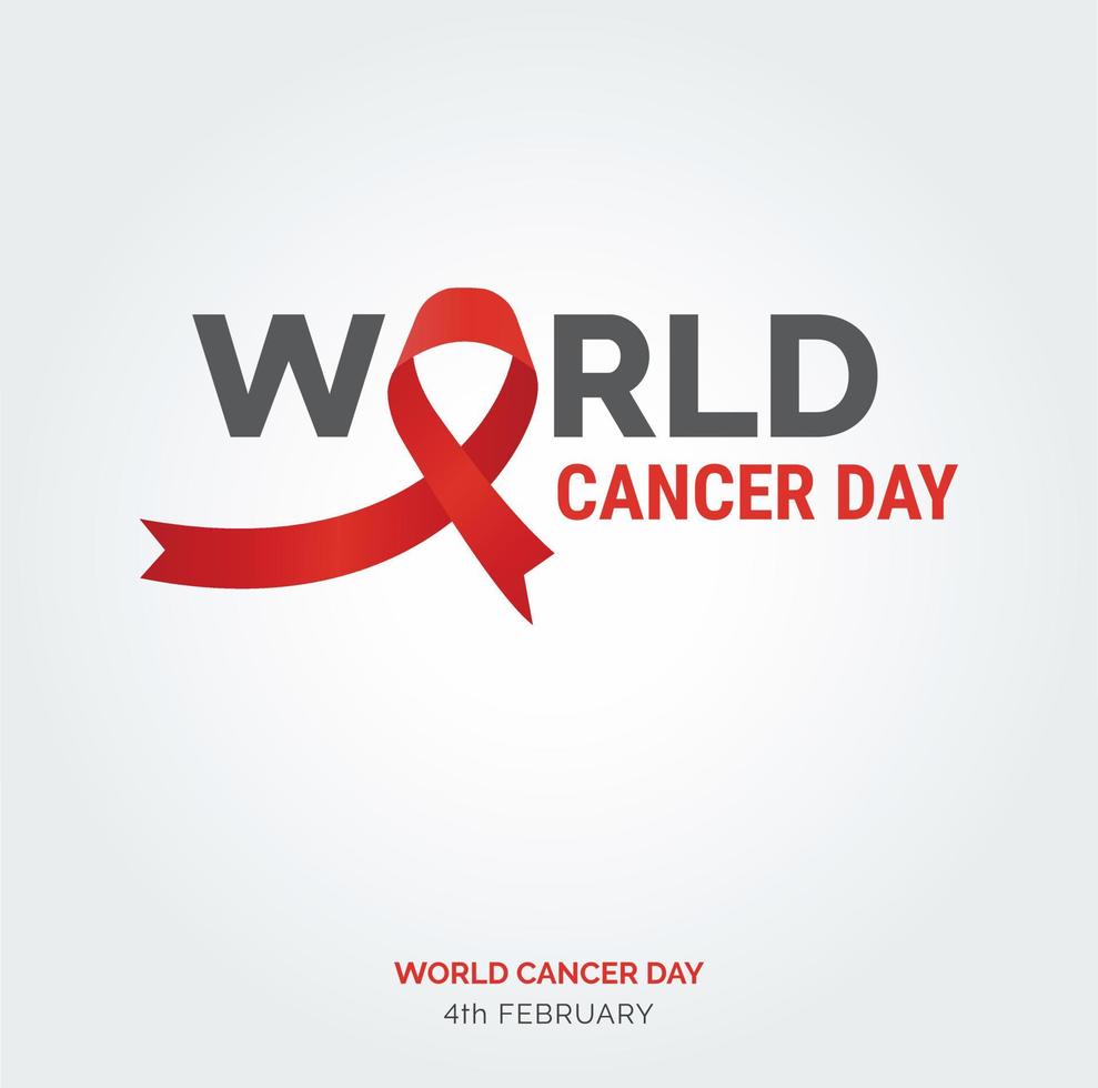 4th February World Cancer Day vector