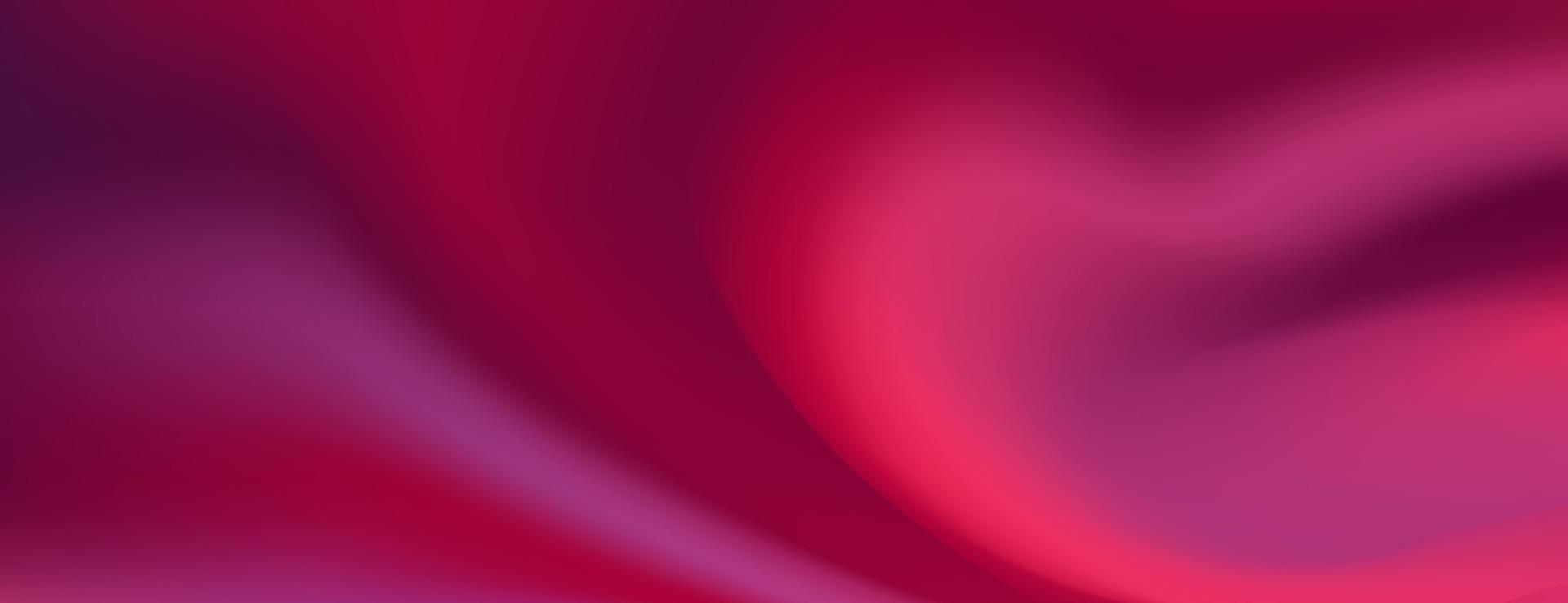 plantilla de banner de desenfoque degradado azul rosa rojo. vector