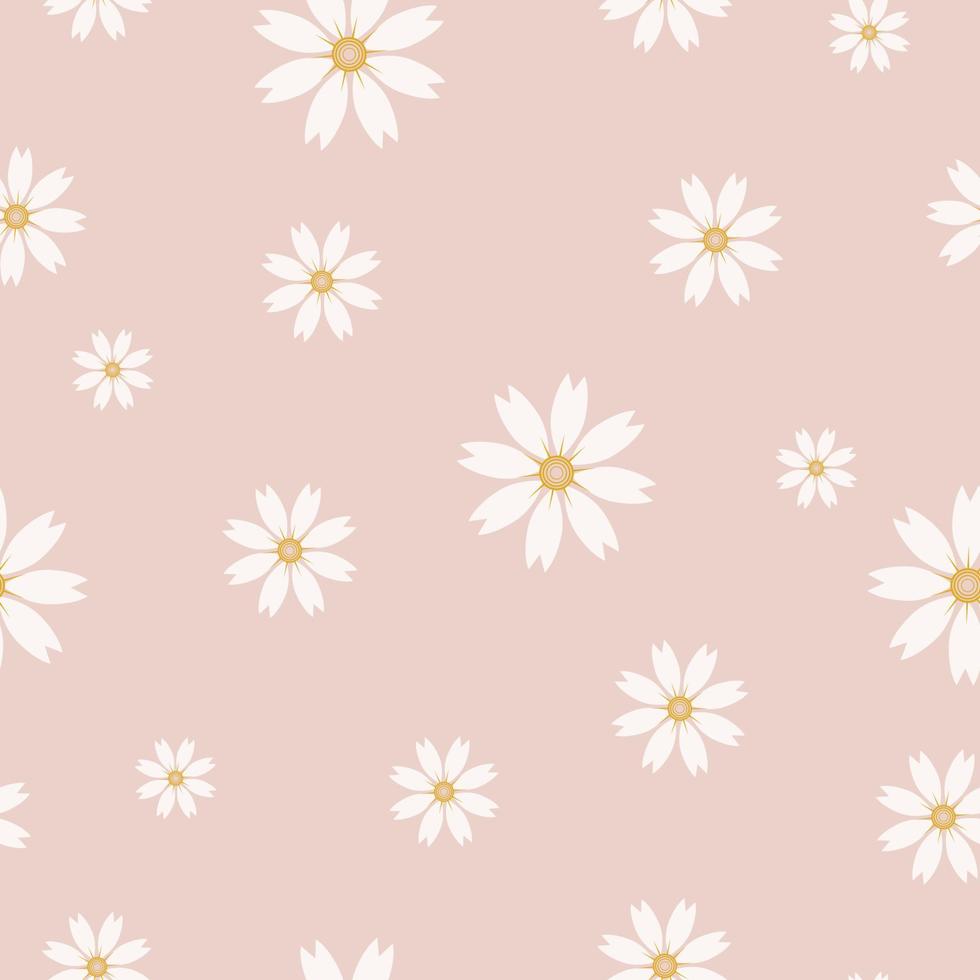 Seamless cute elegant flowers pattern 18986944 Vector Art at Vecteezy