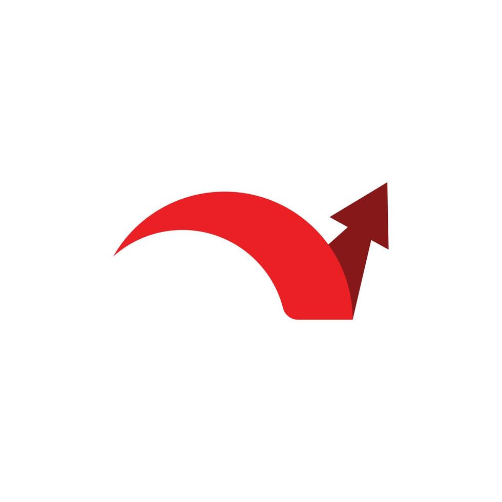 Arrow illustration logo vector