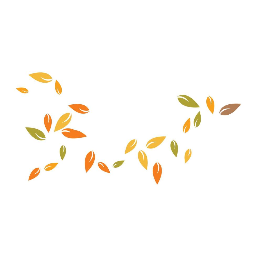 fondo de hoja de otoño vector