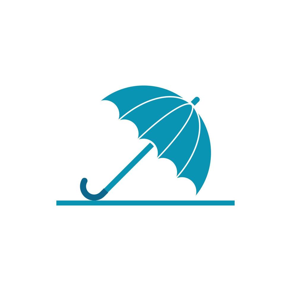 umbrella logo vector