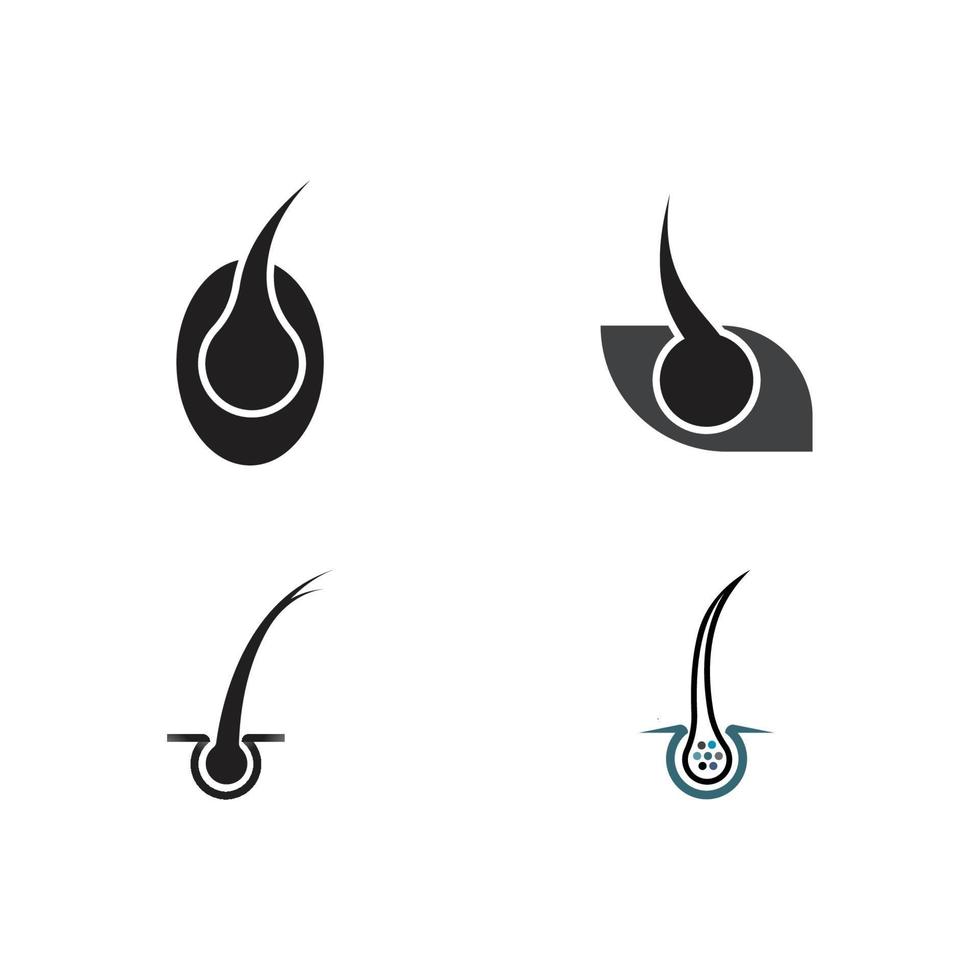 hair follicle symbol vector