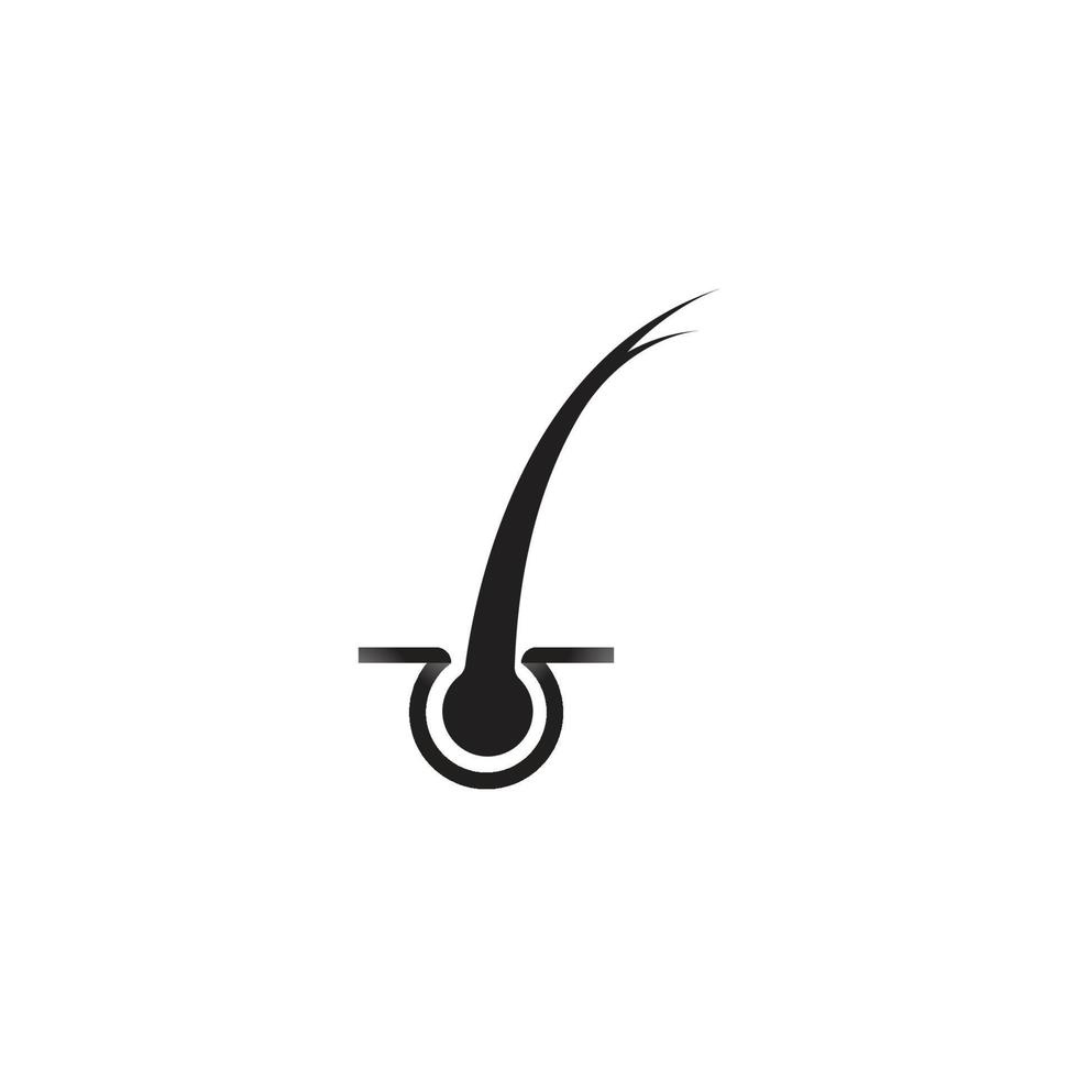 hair follicle symbol vector