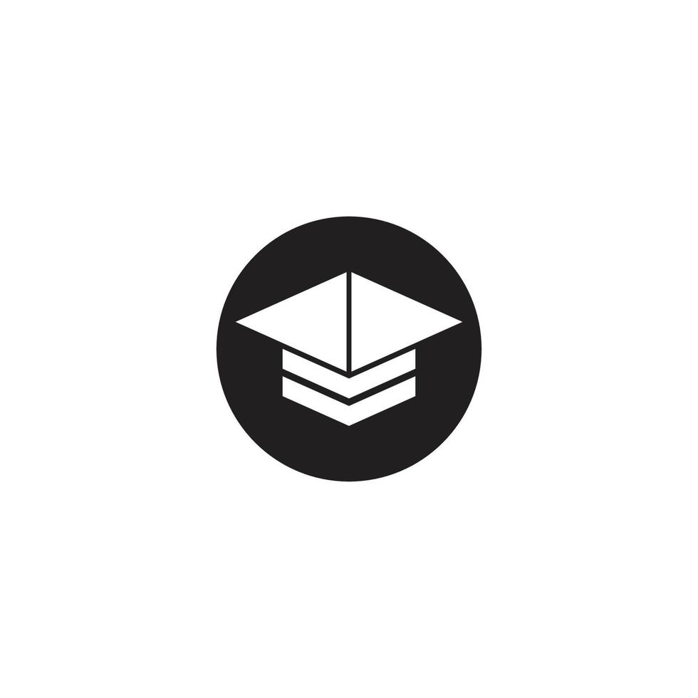 toga cap logo vector