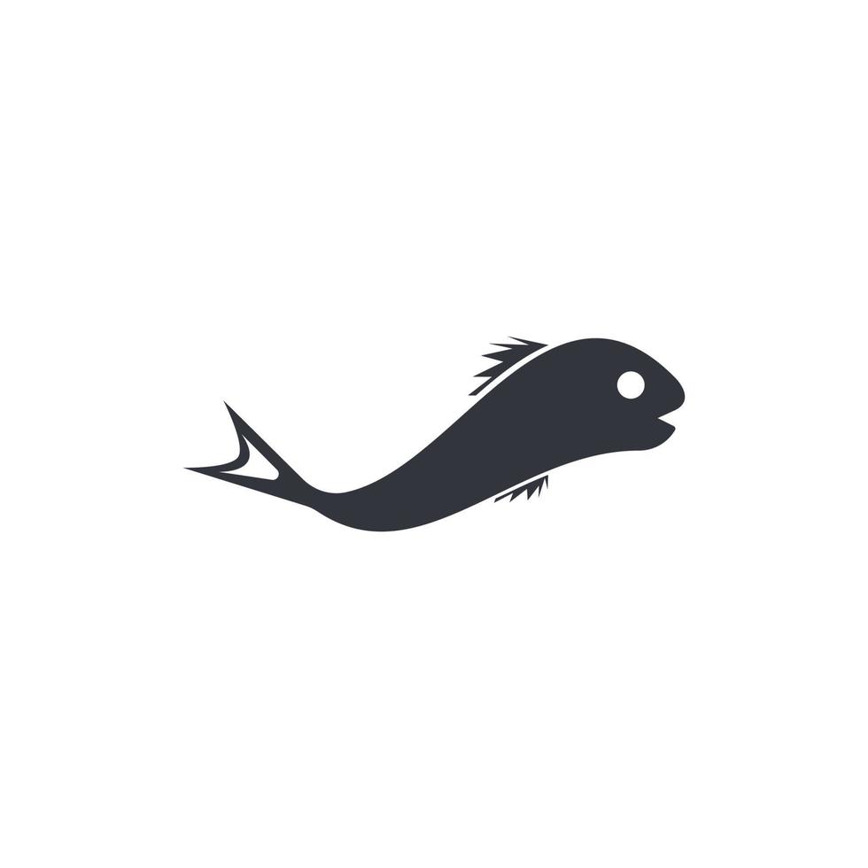 Fish logo template vector