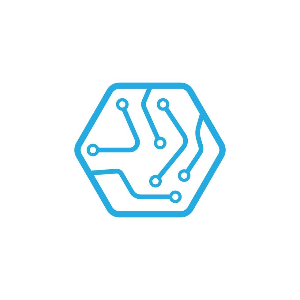 Business technology logo vector