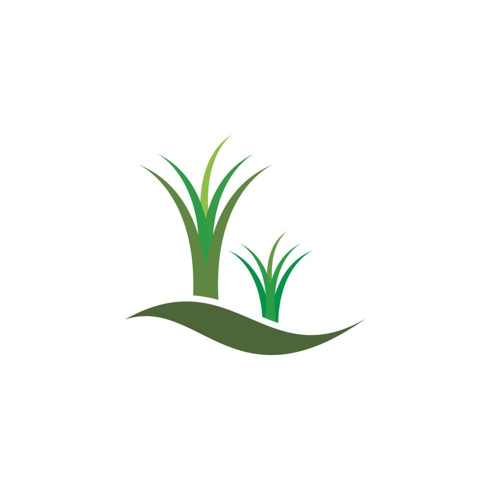 vector logo de hierba