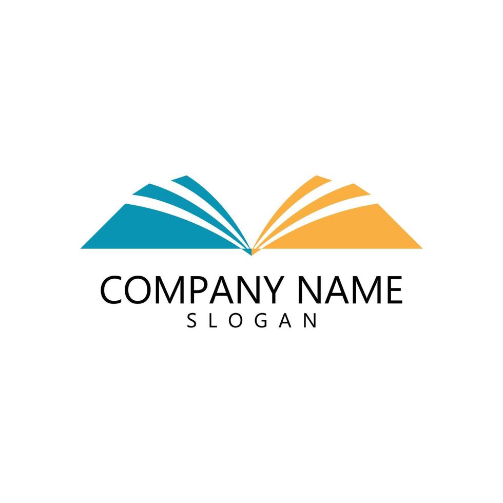 Book Logo Template vector