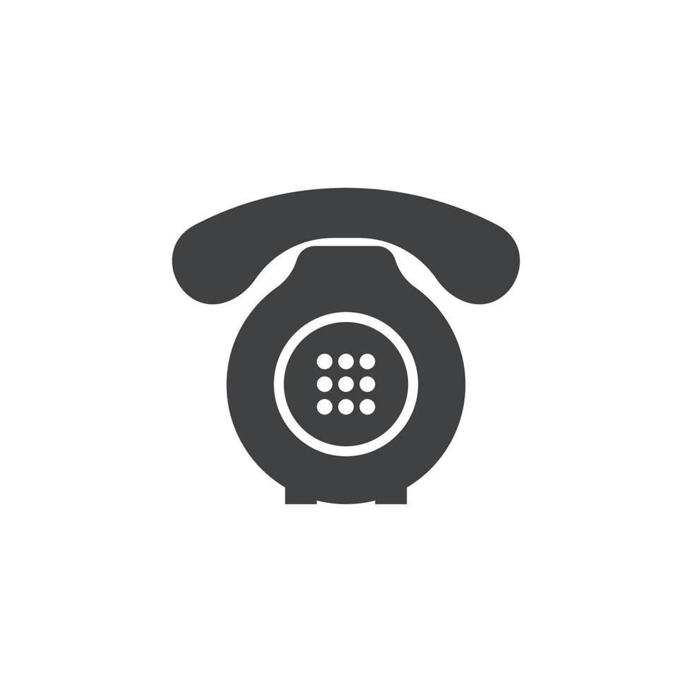 Telephone icon vector