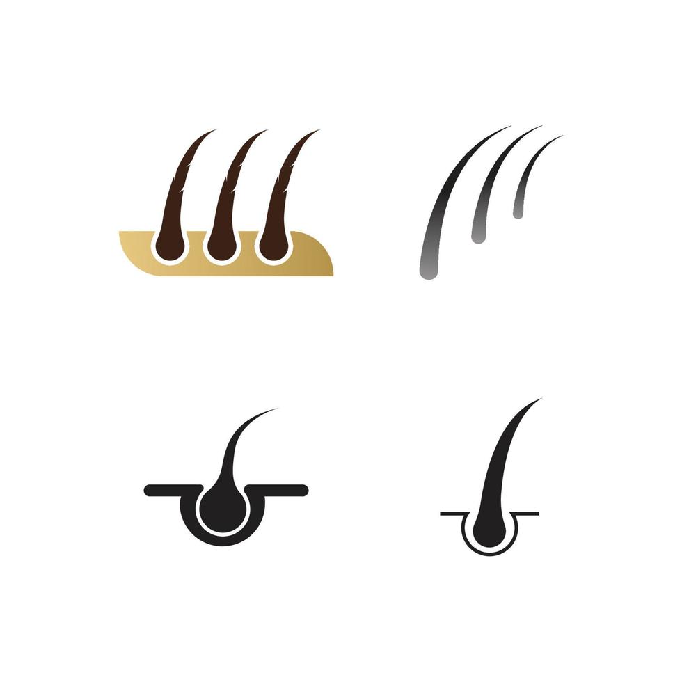 hair follicle symbol vector