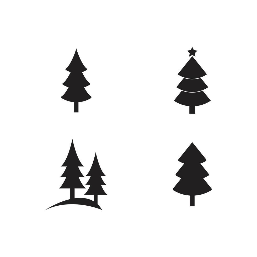 pine tree icon vector