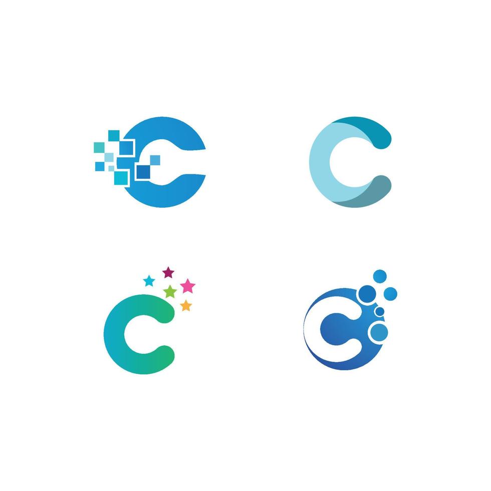 c Letter Alphabet vector