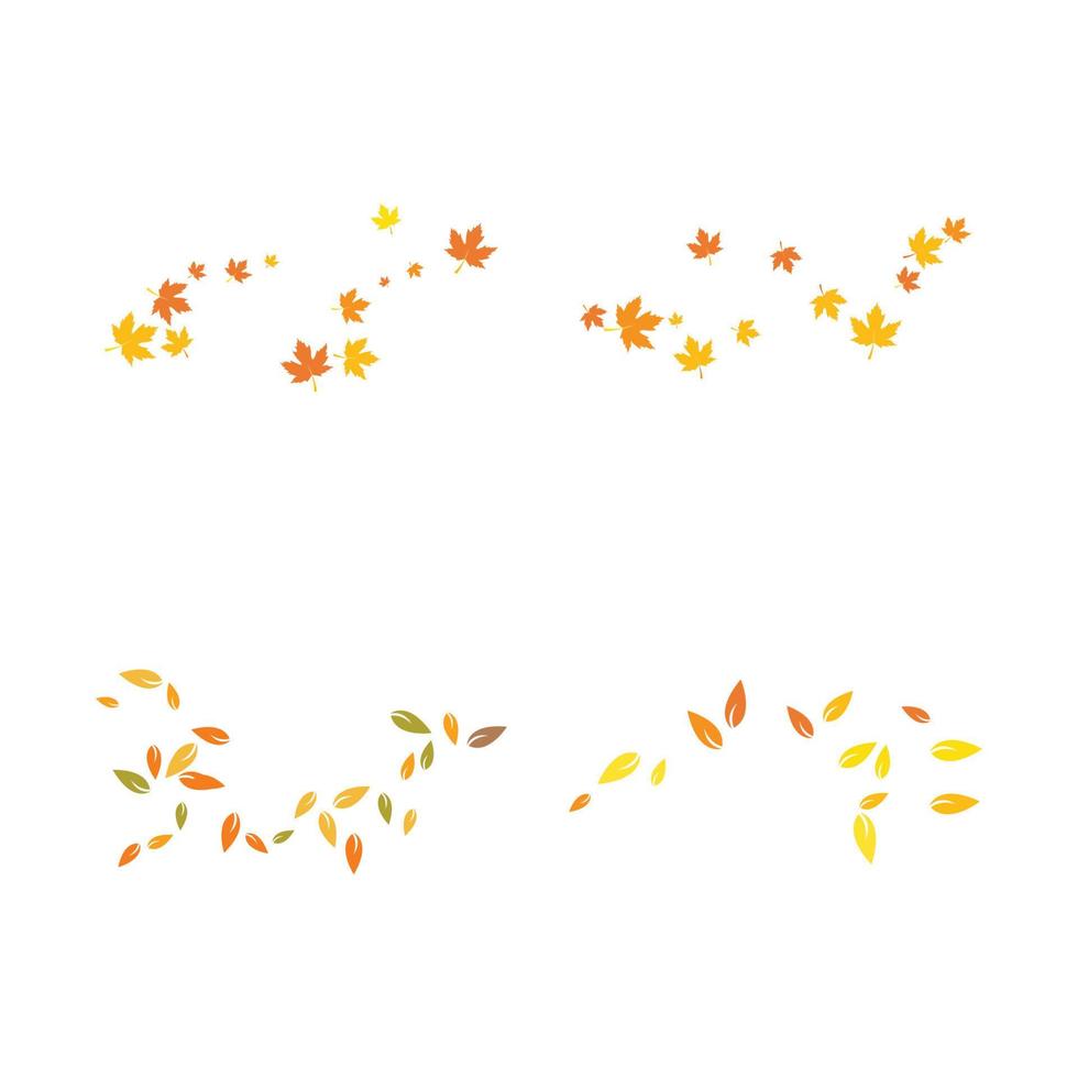 fondo de hoja de otoño vector