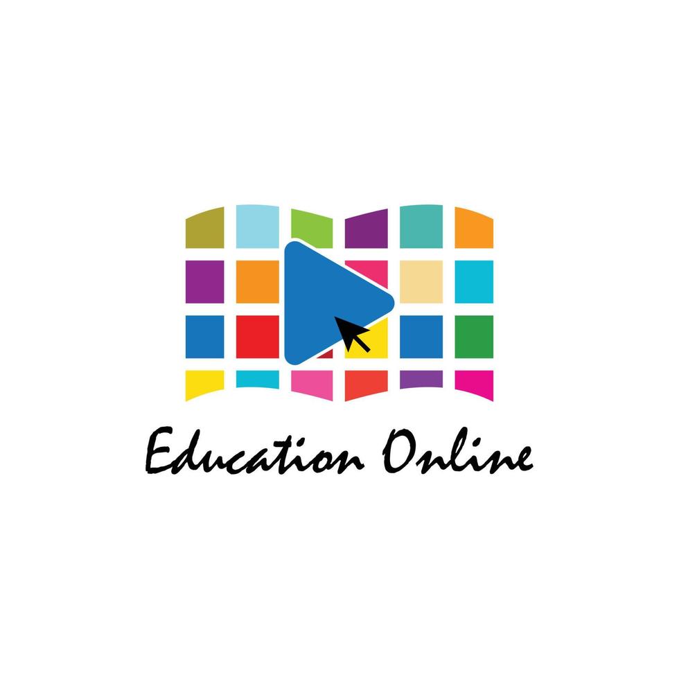 online education schooling vector