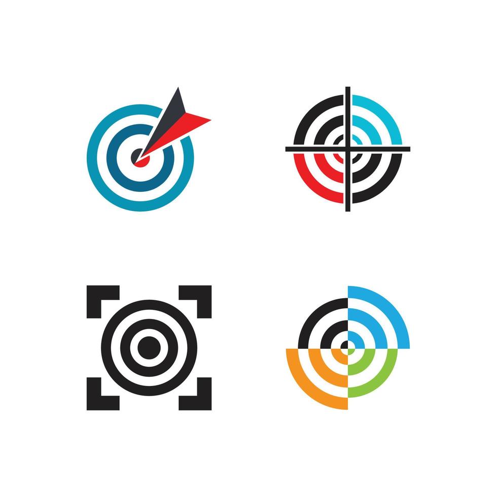 Target icon vector