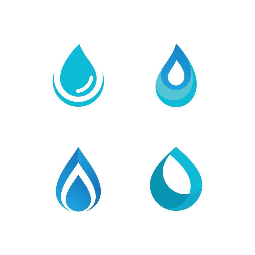 water drop Logo vector