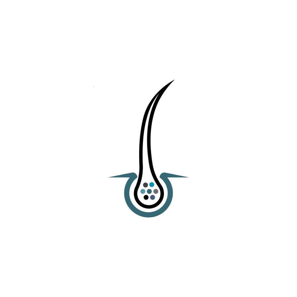 hair follicle symbol vector