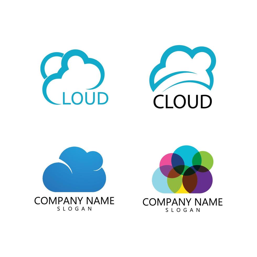 vector logo de nube