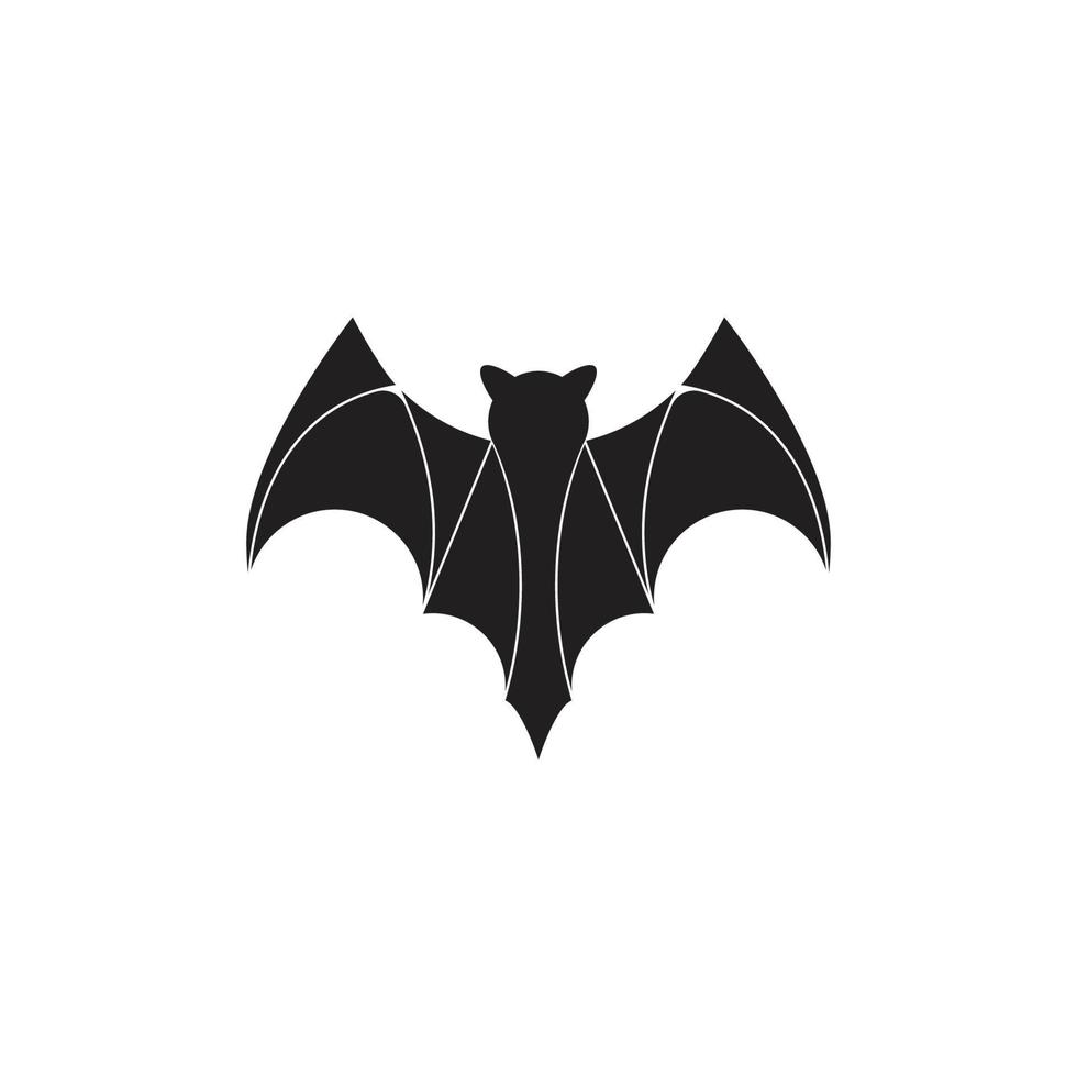 logotipo de ilustración de murciélago vector