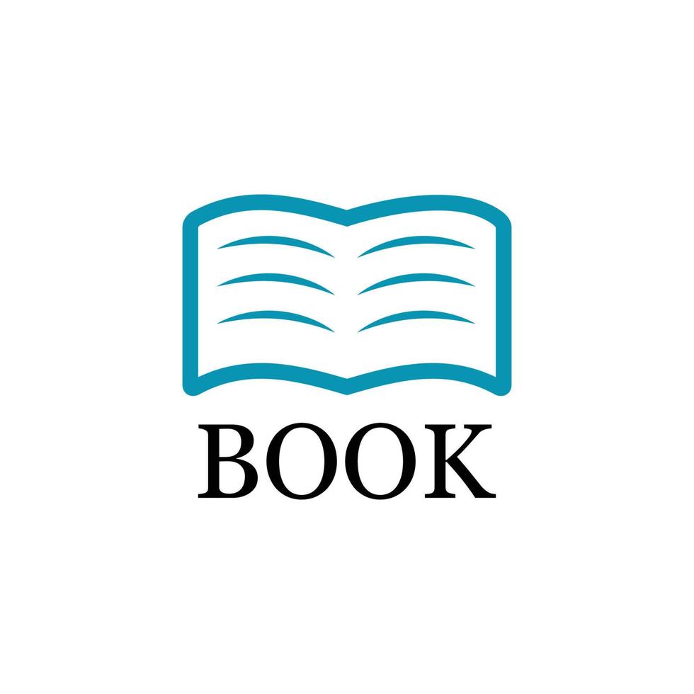 Book Logo Template vector