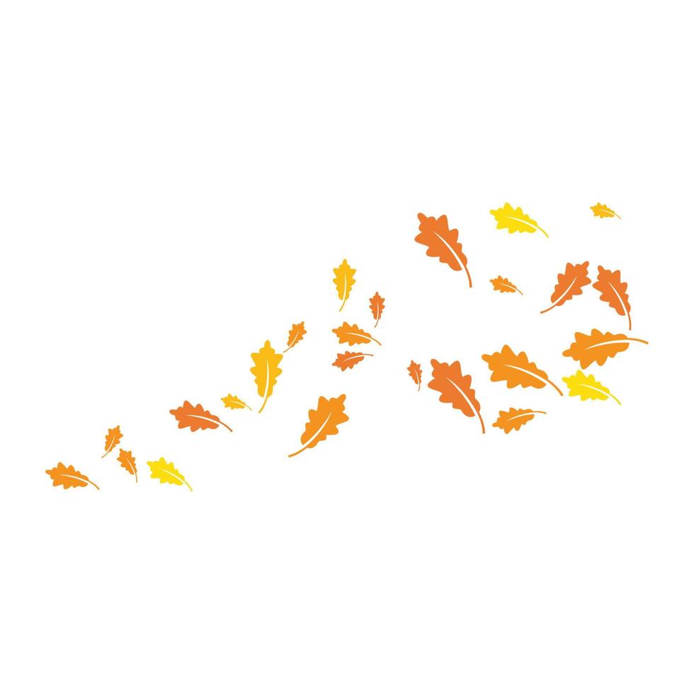 fondo de hoja de otoño vector