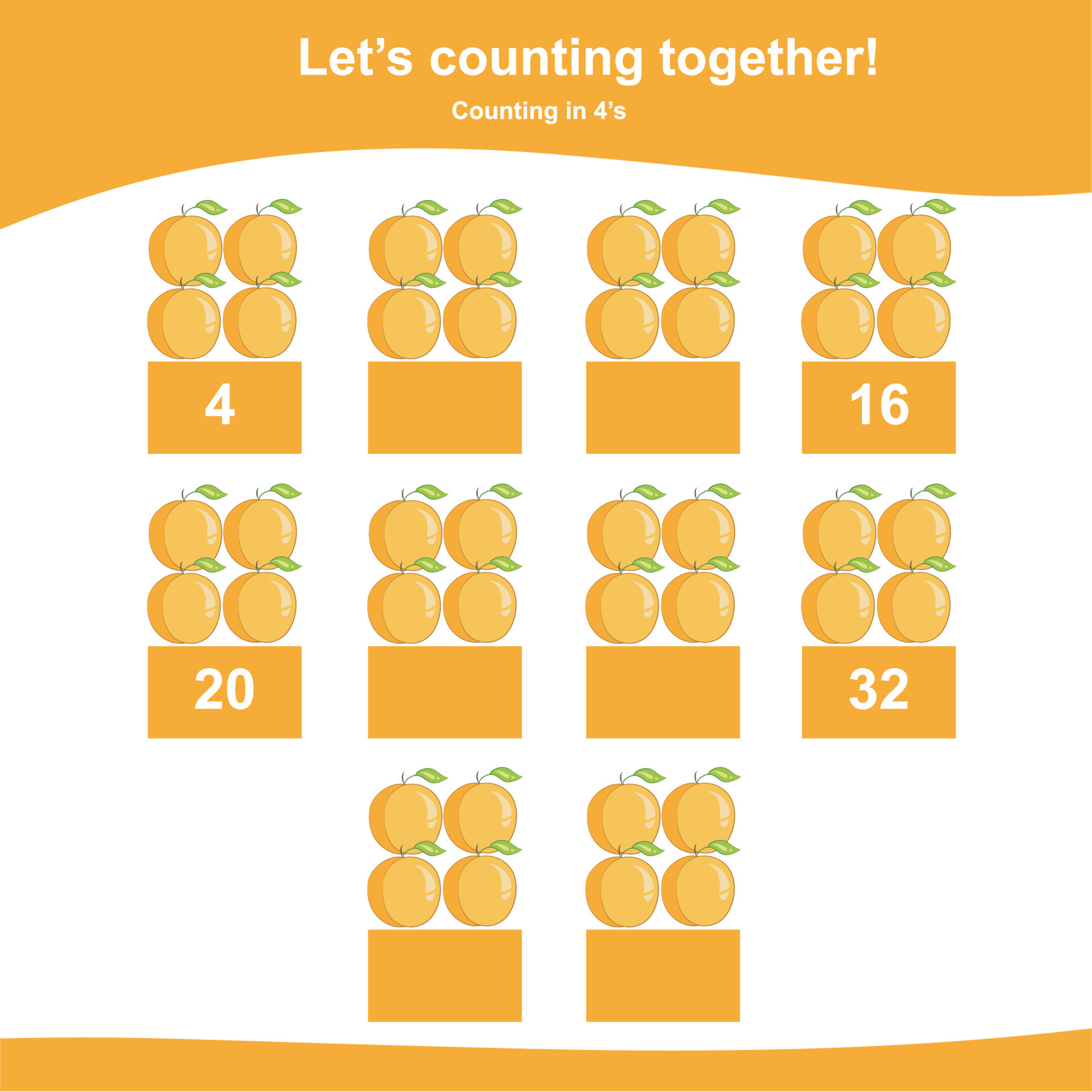 Mathematic counting worksheet. Math activity, count and write the ...