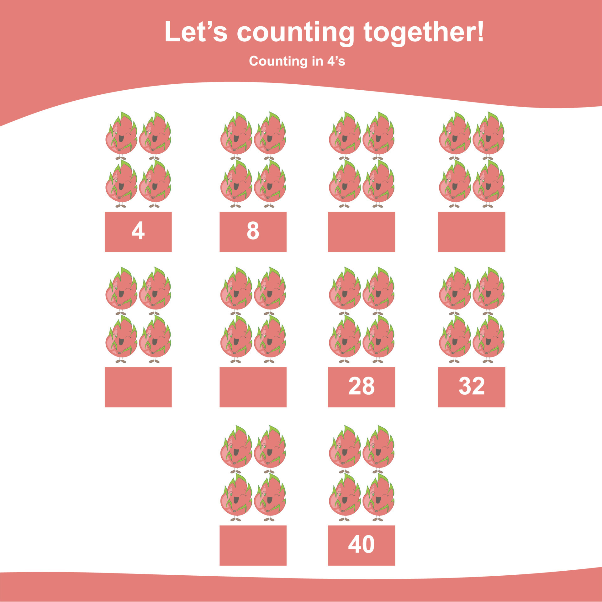 Mathematic counting worksheet. Math activity, count and write the ...