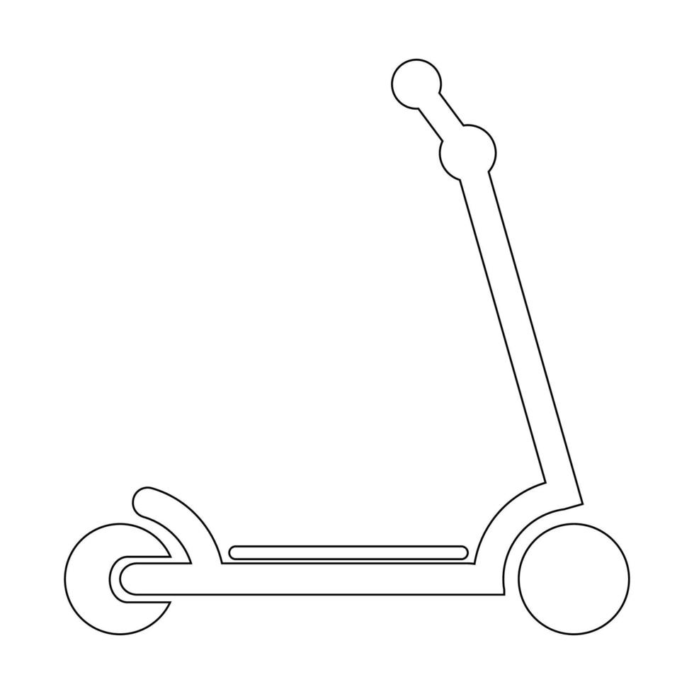 vector de ilustración de logotipo de scooter