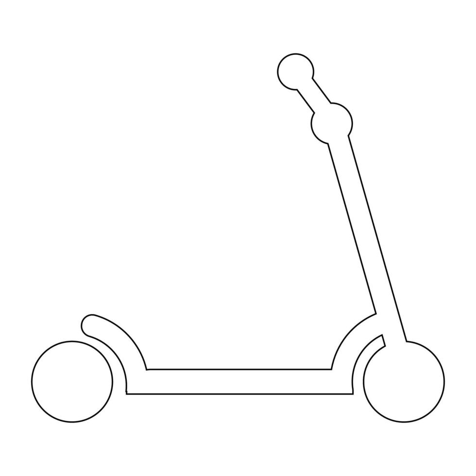 vector de ilustración de logotipo de scooter