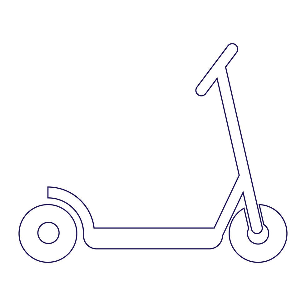 vector de ilustración de logotipo de scooter