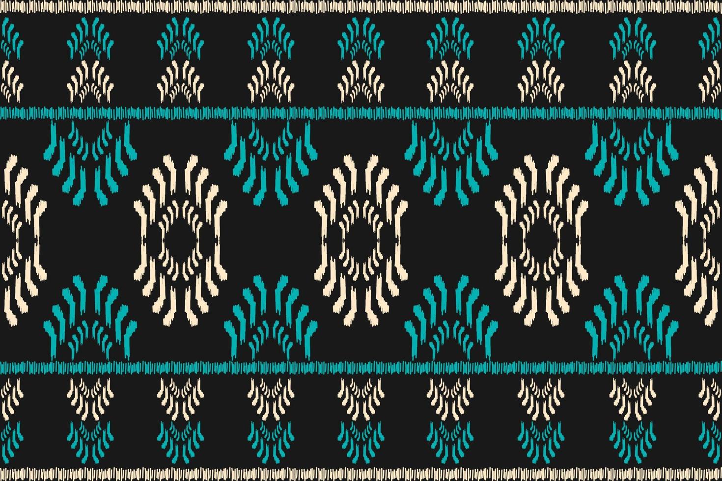 Carpet ethnic tribal pattern art. Ethnic ikat seamless pattern. American, Mexican style. vector