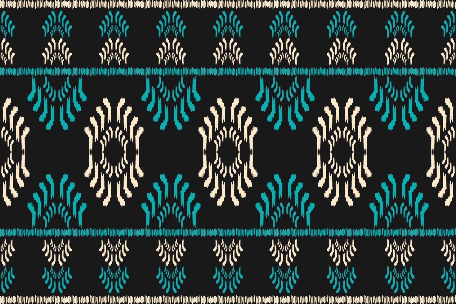 arte de patrón tribal étnico de alfombras. patrón étnico ikat sin fisuras. estilo americano, mexicano. vector