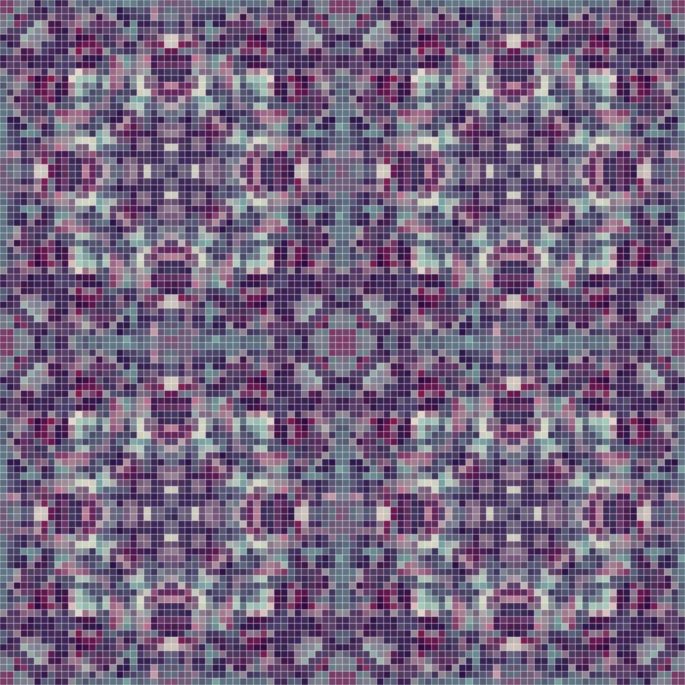 Mediterranean mosaic seamless pattern design, Repeat textile design, Fabric print. vector