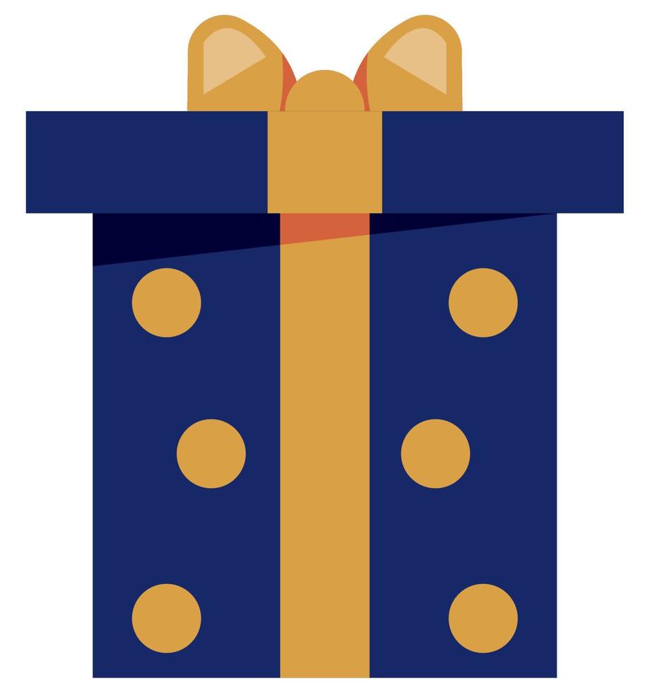 gift box dotted vector