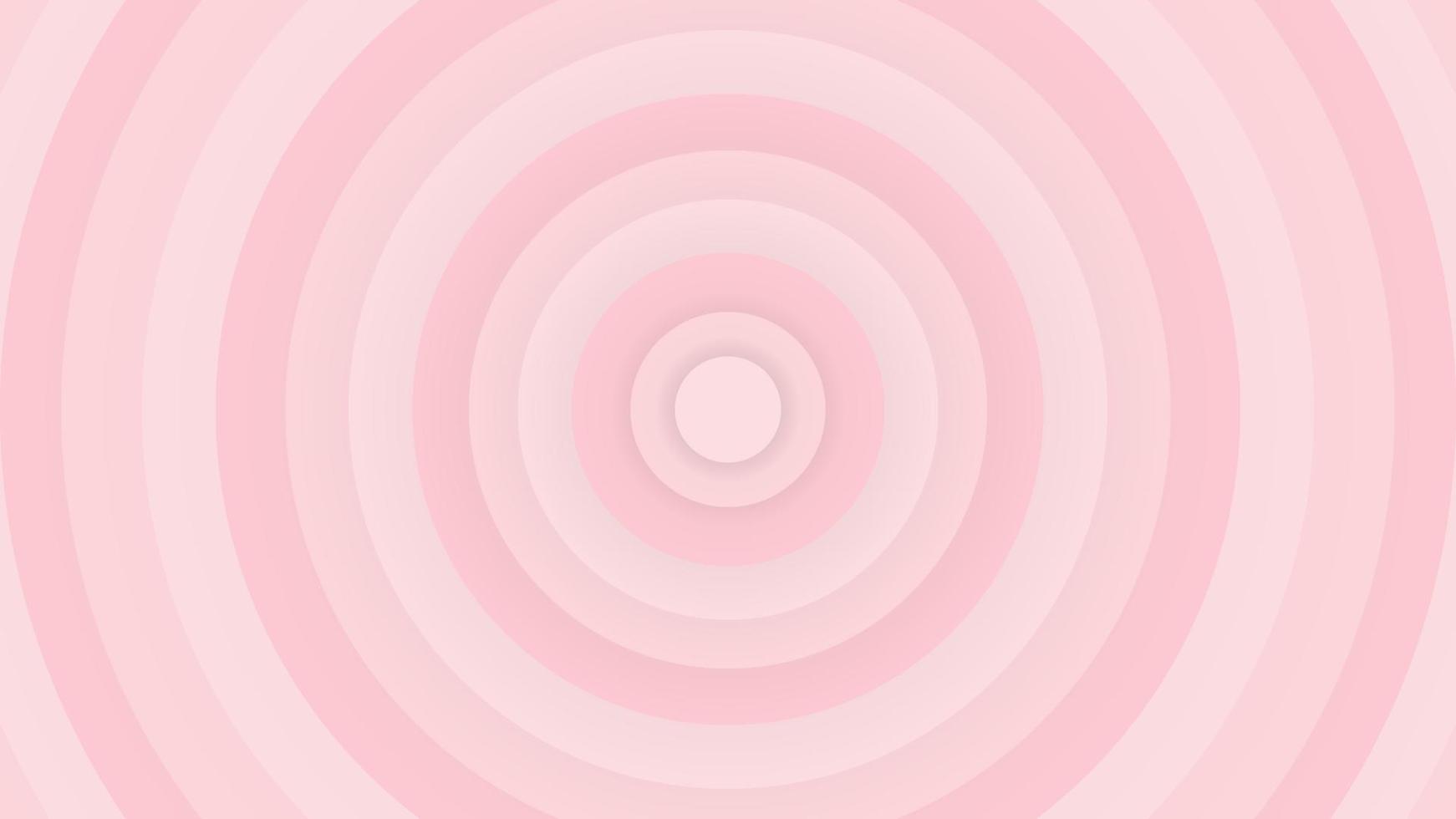 ilustración vectorial patrón de rayas rosa estilo de concha de forma 3d, resumen de amor vector