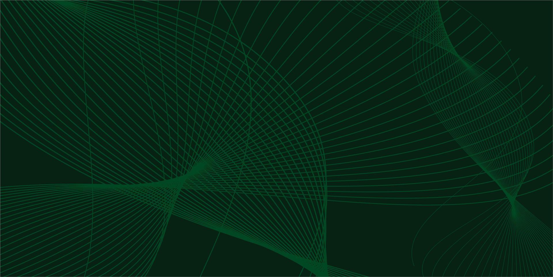 fondo abstracto de línea verde vector