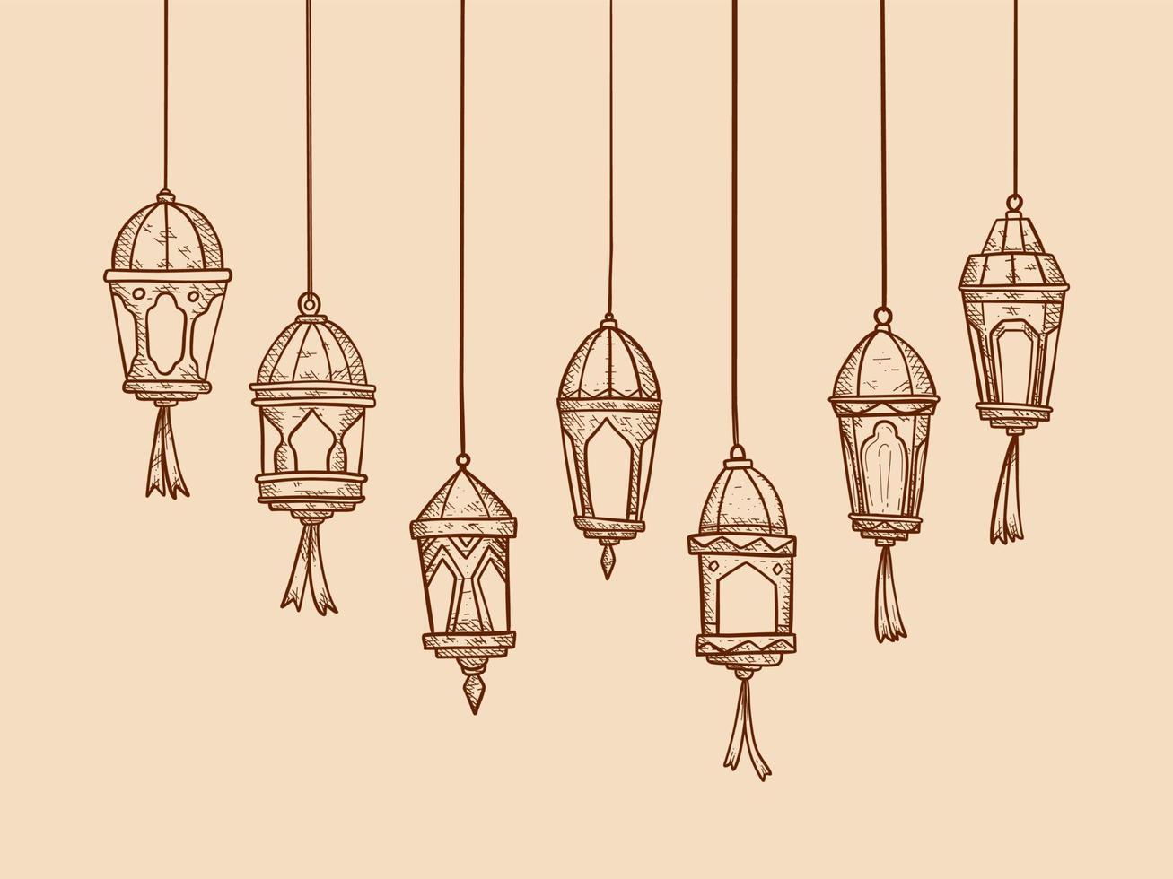 ramadan lantern illustration