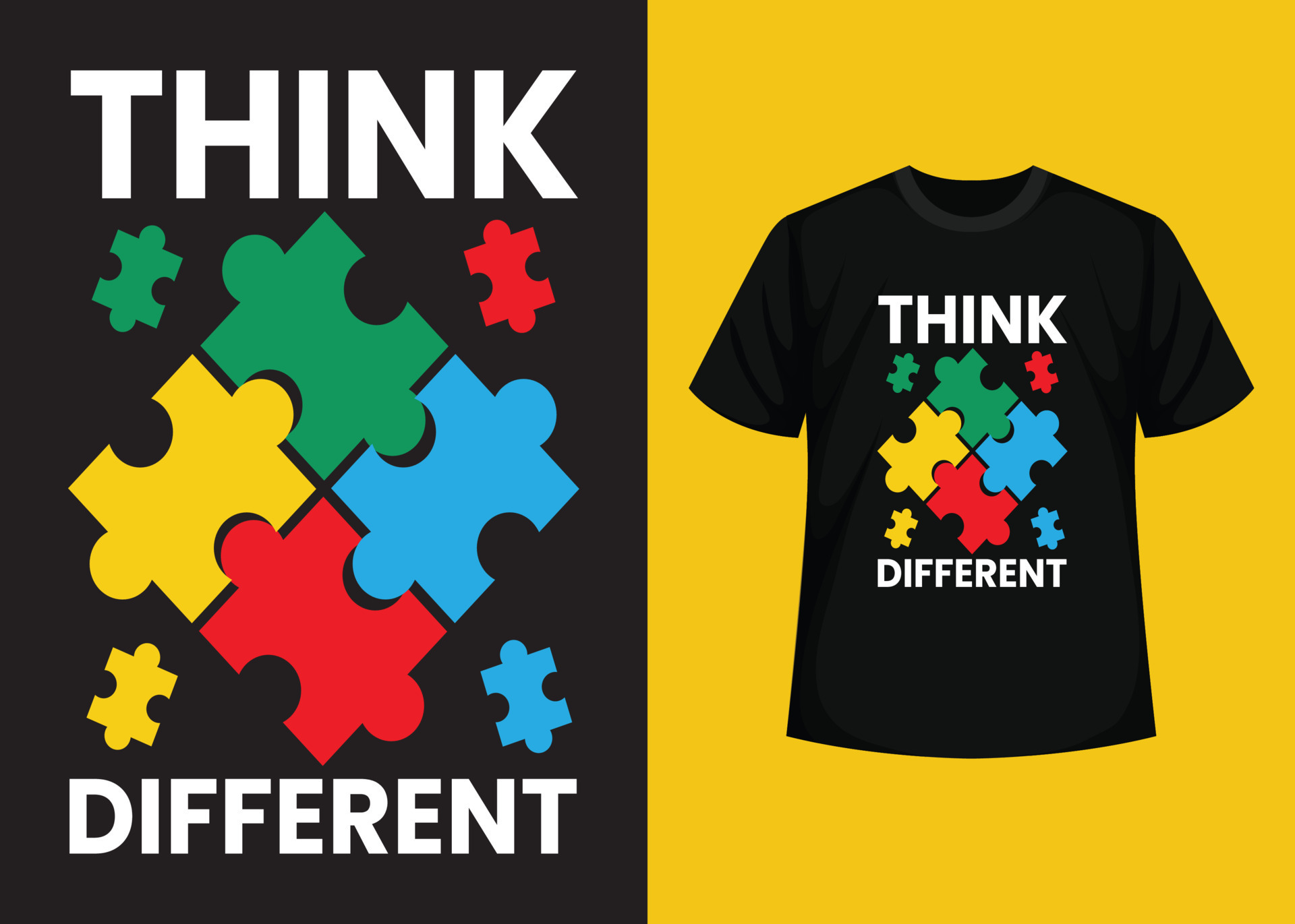 Autism Awareness Day TShirt Design, Awesome Autism