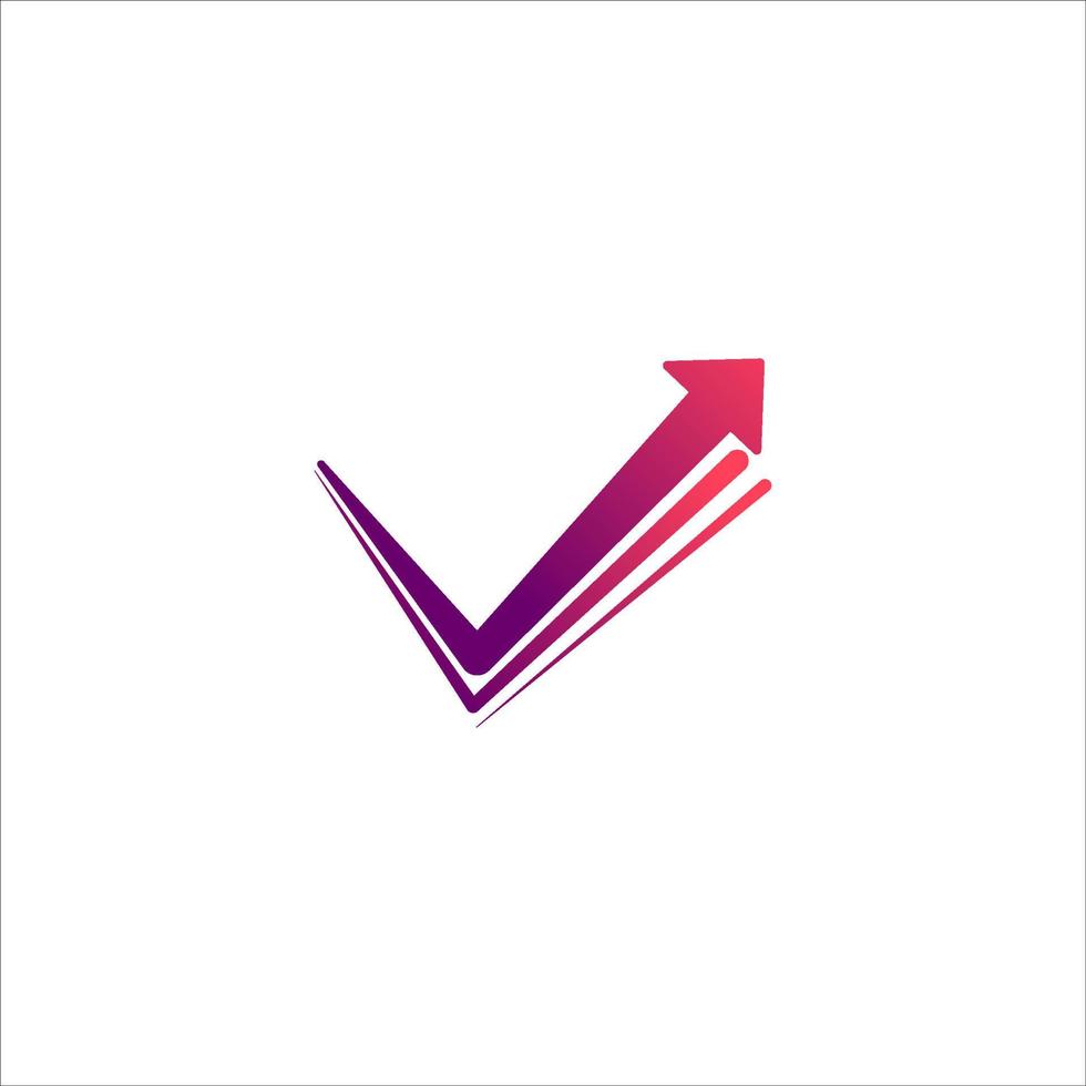 Sale symbol icon concept with arrow moving up. Growth chart sign. Flexible arrow indication statistics. Trading infographic. Spawns a Red Arrow up. Profit arrow vector illustration
