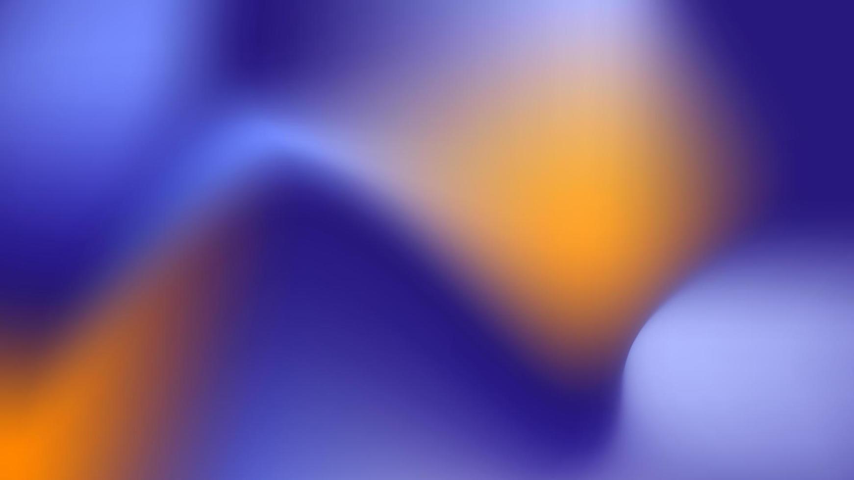 degradado suave, abstracto en colores pastel azul, naranja y azul, fondo degradado, elemento decorativo de textura degradada borrosa, papel tapiz vectorial. vector