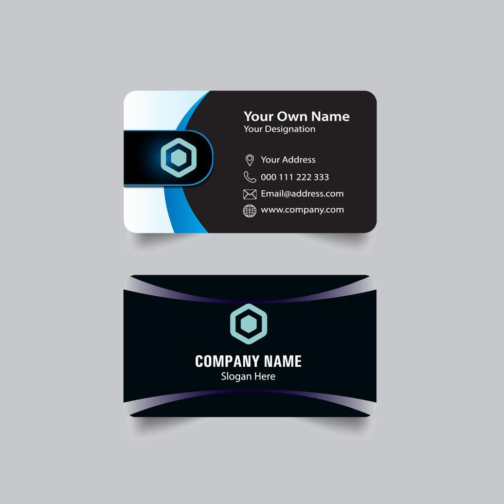 Set of Modern buiseness Card, Classical and Creative design Business Card Templates vector